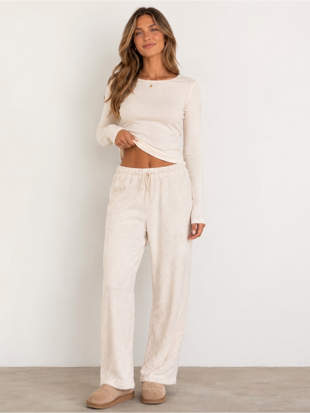 U2B Urban Basics Fuzzy Lounge Pants size Large